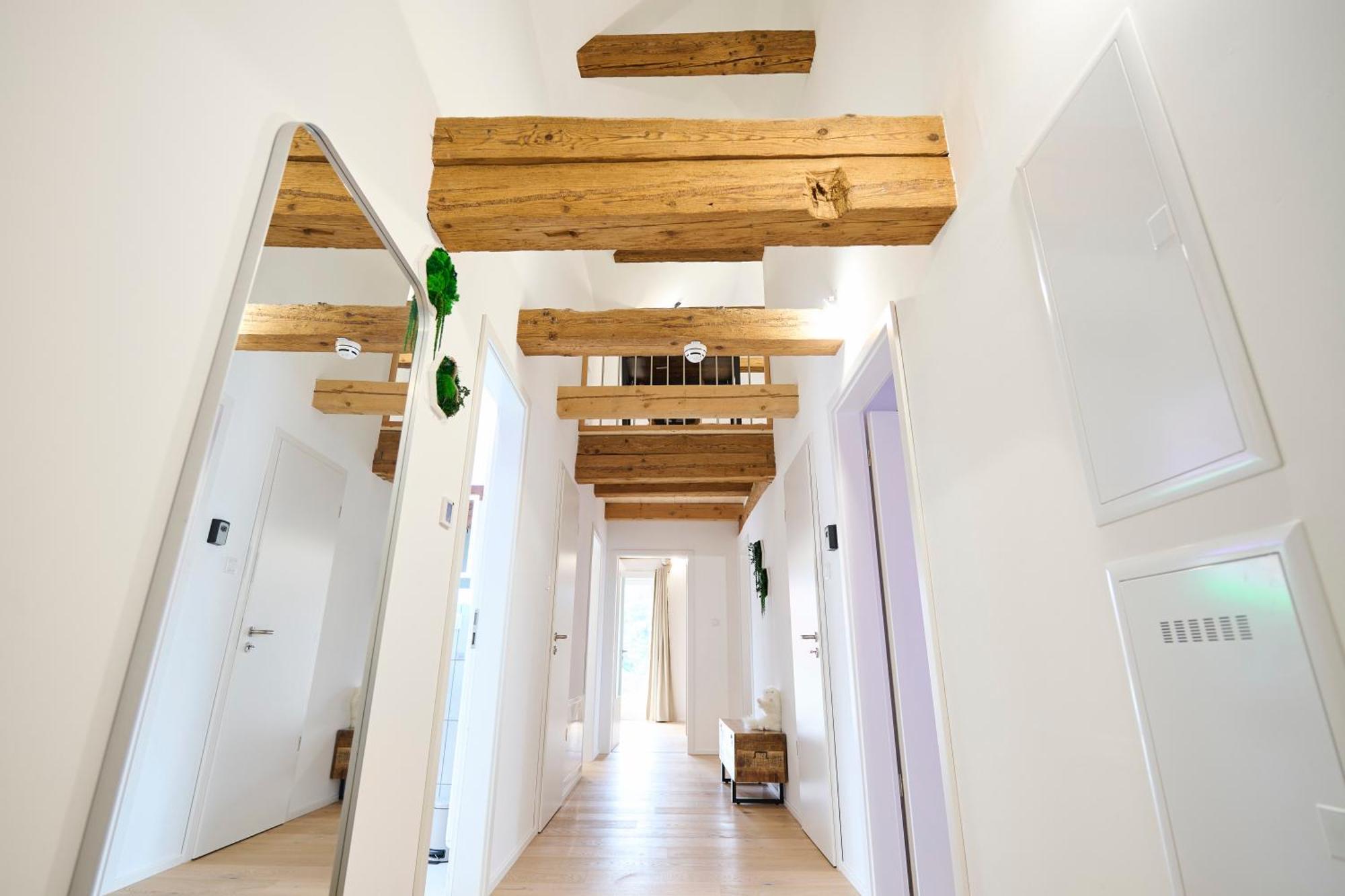Wood World Luxury - Massage - Bergblick - Tranpolin- Parken Apartman Markdorf Kültér fotó